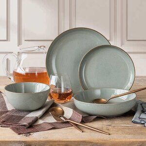 New OverandBack Options 16 pc Dinnerware Set (Light Green)